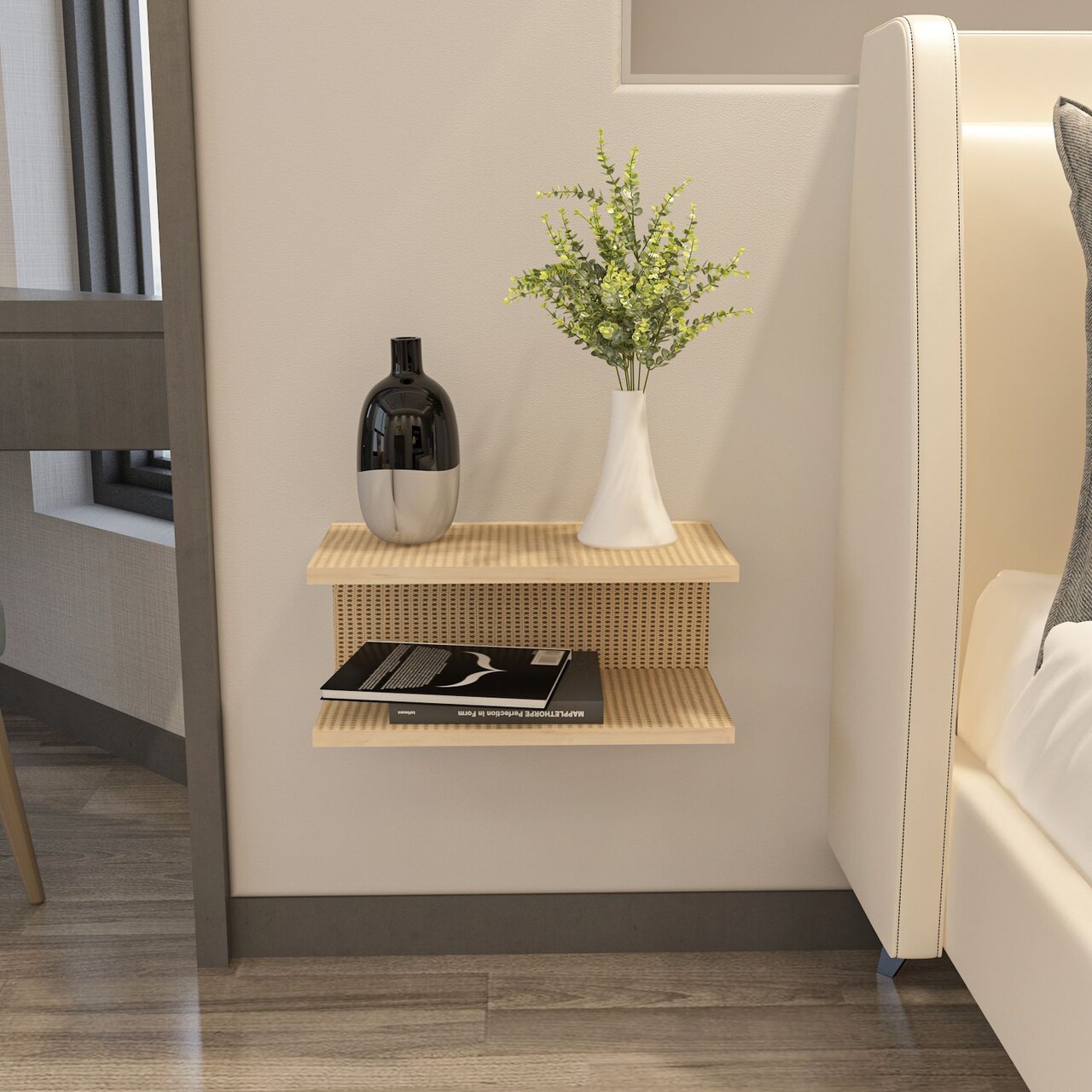 Noptiera, Hanah Home, Ramira, 45x19.6x23.8 cm, Hazeran - imagine 6